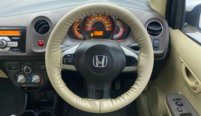 2013 Honda Brio 1.2 S MT I VTEC, Petrol, Manual, 52,340 km, Steering Wheel Close Up