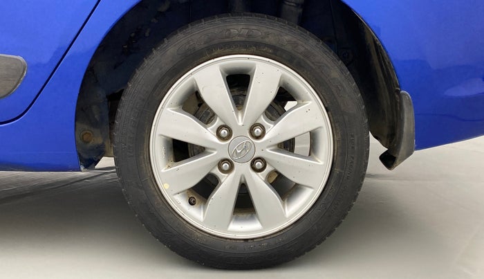 2014 Hyundai Xcent S 1.2 OPT, Petrol, Manual, 60,800 km, Left Rear Wheel