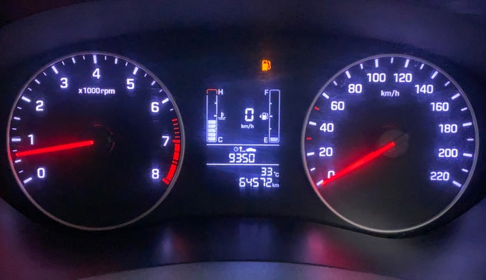 2019 Hyundai Elite i20 SPORTZ PLUS 1.2, Petrol, Manual, 64,572 km, Odometer Image