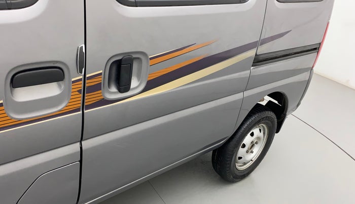 2019 Maruti Eeco 5 STR WITH A/C+HTR, Petrol, Manual, 50,010 km, Rear left door - Minor scratches
