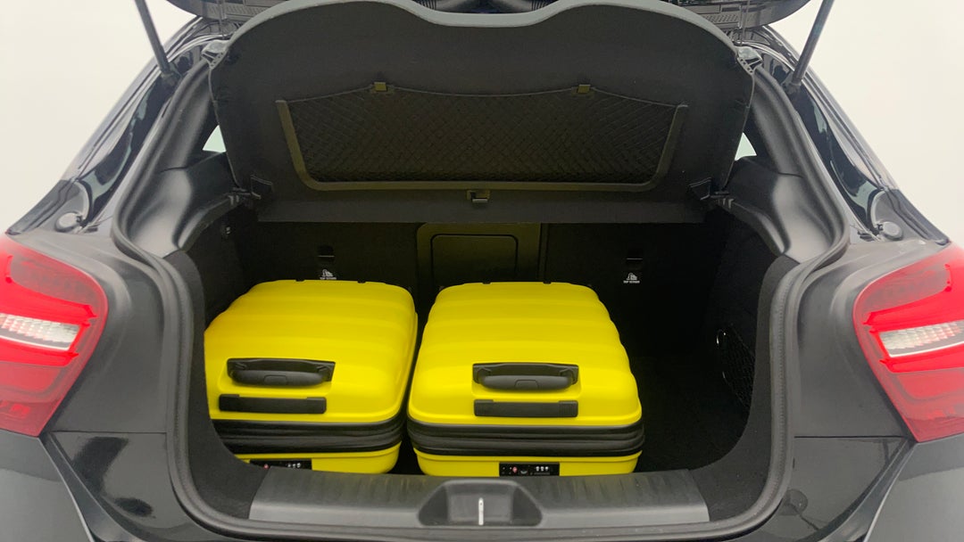 Boot Inside View with Luggage