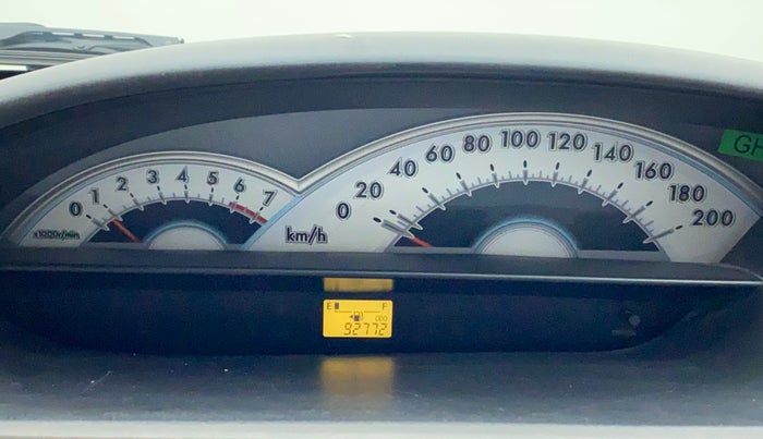 2011 Toyota Etios Liva VX, Petrol, Manual, 92,772 km, Odometer Image