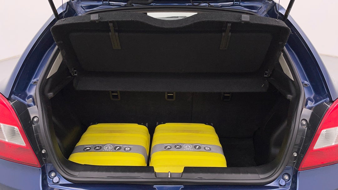 Boot Inside View with Luggage