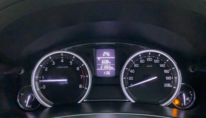 2017 Maruti Ciaz ALPHA 1.4 VVT, Petrol, Manual, 21,004 km, Odometer Image