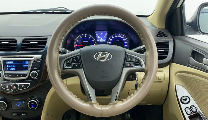2016 Hyundai Verna FLUIDIC 1.6 VTVT S AT, Petrol, Automatic, 36,513 km, Steering Wheel Close Up