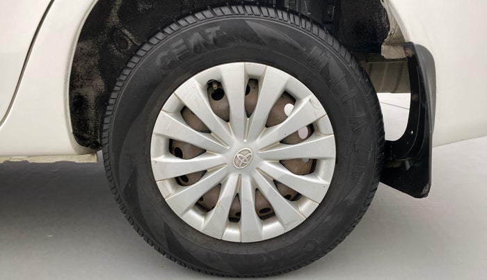 2013 Toyota Etios G, Petrol, Manual, 47,334 km, Left Rear Wheel