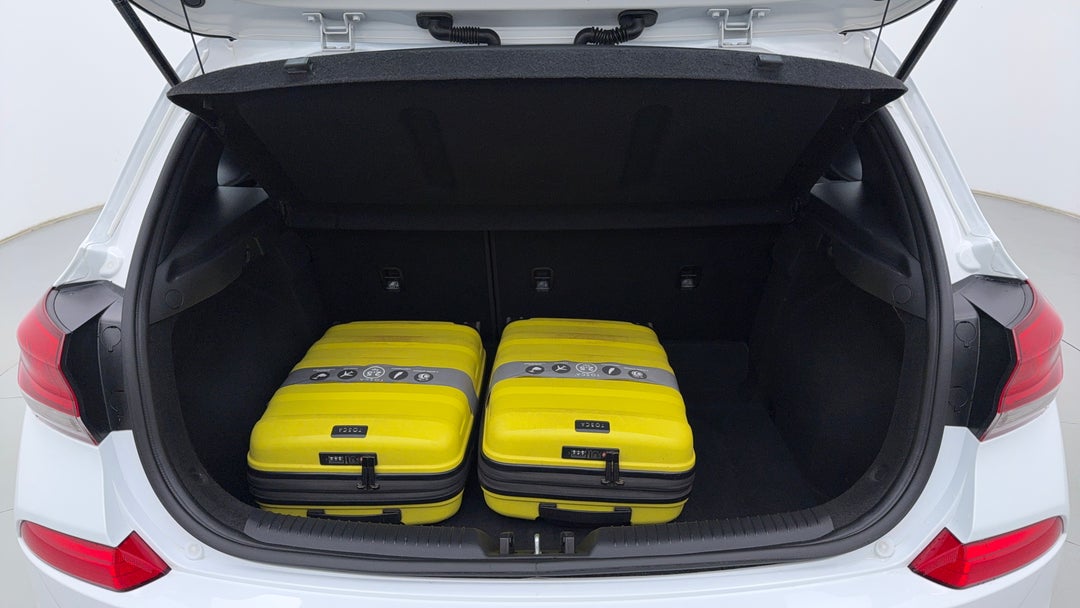 Boot Inside View with Luggage