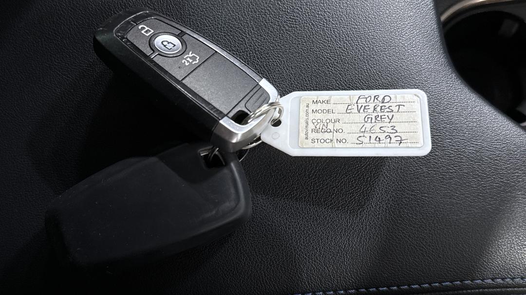2020 Ford Everest Sport (4WD 7 Seat), Automatic, 120331 km, Key Close-up