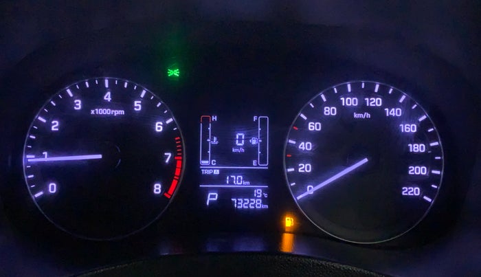 2016 Hyundai Creta SX PLUS AT 1.6 PETROL, Petrol, Automatic, 73,228 km, Odometer Image