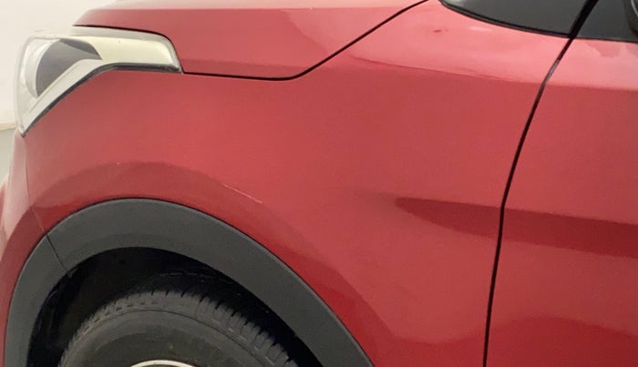 2016 Hyundai Creta SX PLUS AT 1.6 PETROL, Petrol, Automatic, 73,228 km, Left fender - Paint has minor damage