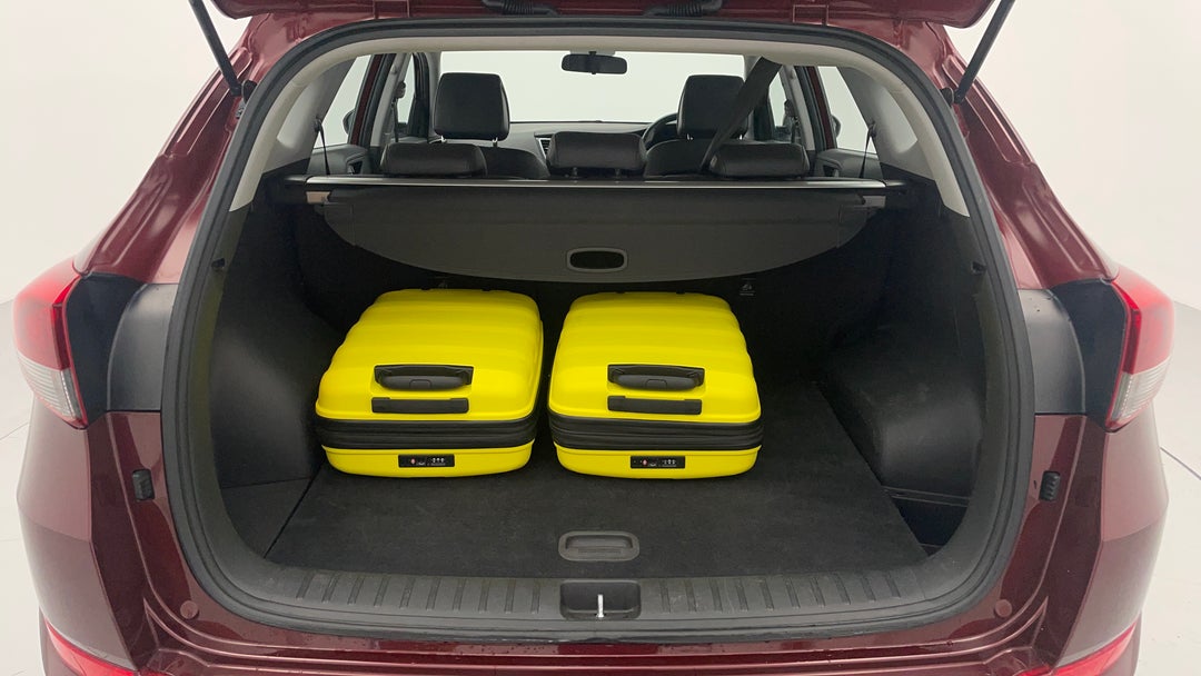 Boot Inside View with Luggage
