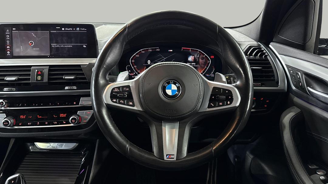 2020 BMW X3 xDrive30i M Sport, Automatic, 61705 km, Steering Wheel Close-up