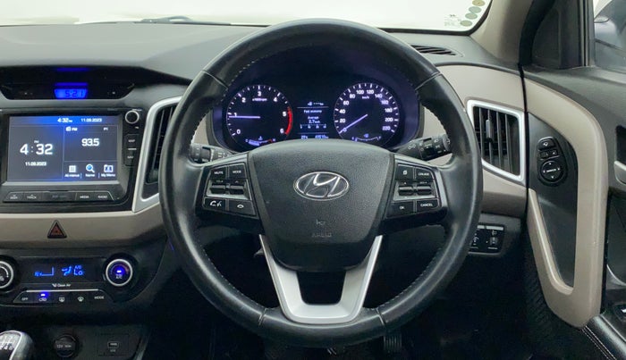 2018 Hyundai Creta SX (O) 1.6 DIESEL, Diesel, Manual, 49,510 km, Steering Wheel Close Up