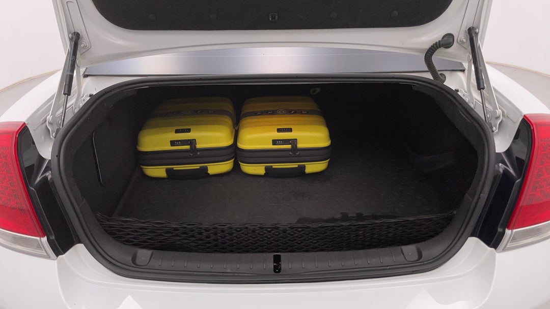 Boot Inside View with Luggage