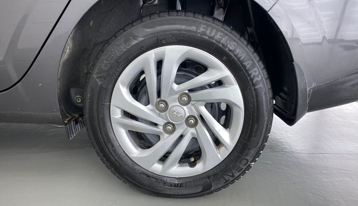 2021 Hyundai AURA S 1.2 CNG, CNG, Manual, 38,891 km, Left Rear Wheel