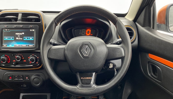 2019 Renault Kwid CLIMBER 1.0, Petrol, Manual, 46,544 km, Steering Wheel Close Up