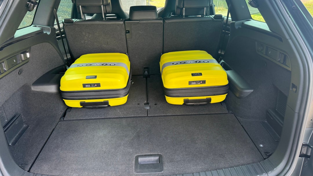 Boot Inside View with Luggage