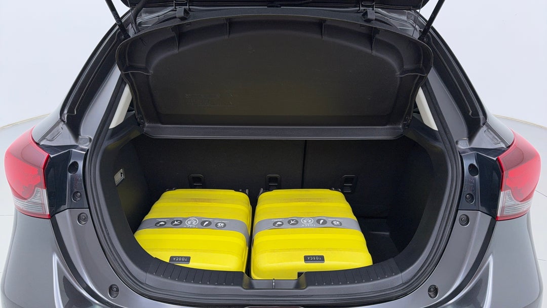 Boot Inside View with Luggage