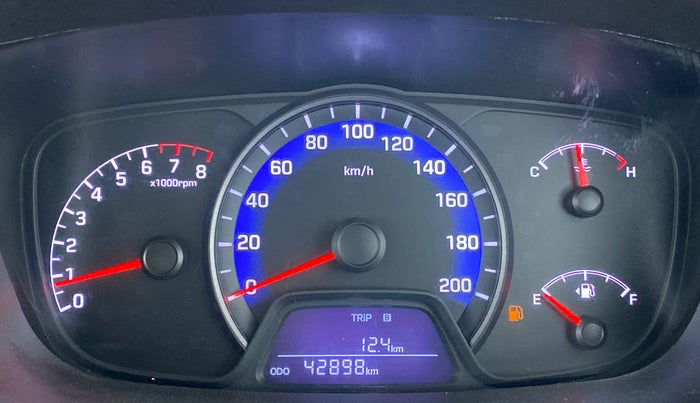 2015 Hyundai Xcent S 1.2 OPT, Petrol, Manual, 42,898 km, Odometer Image