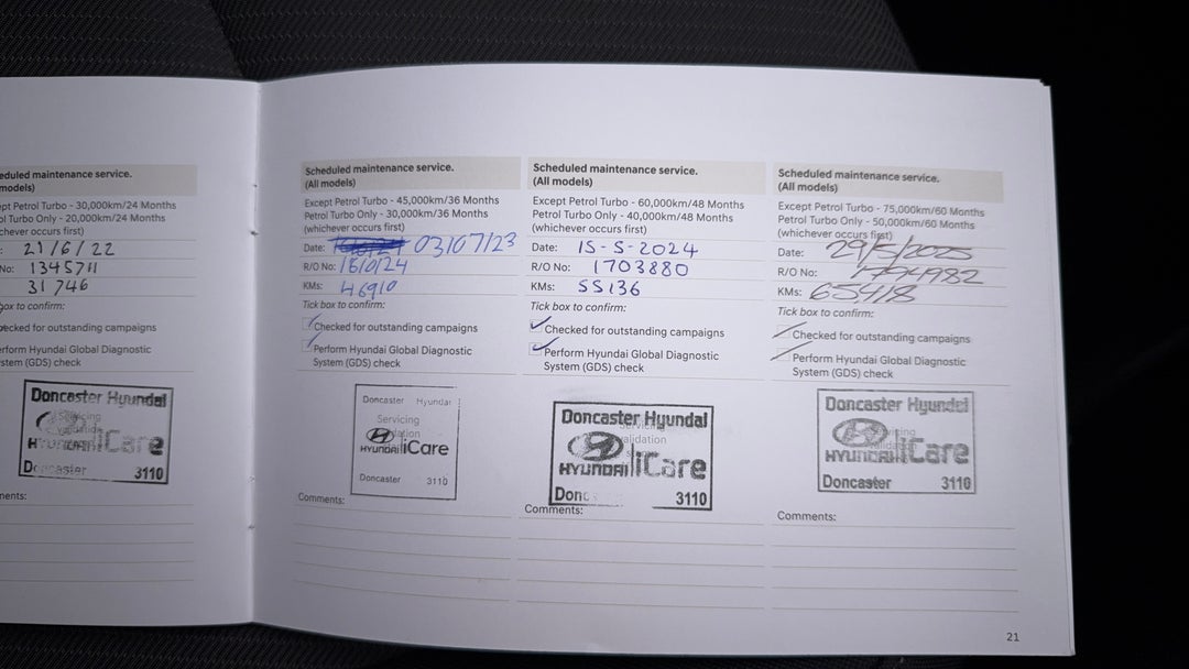 2020 Hyundai Tucson Active (2WD), Automatic, 74271 km, Service History