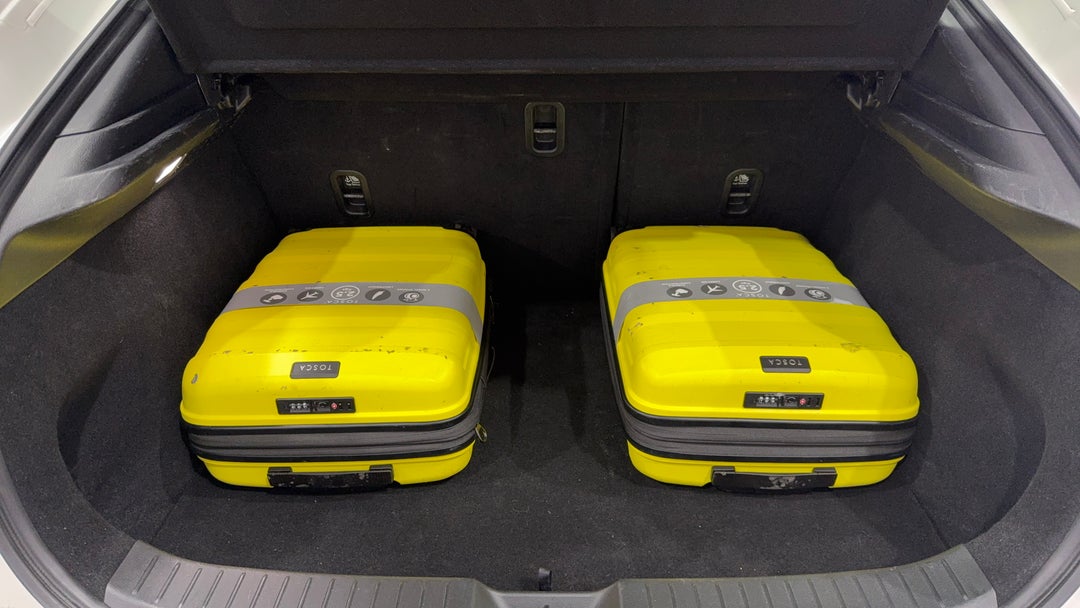 Boot Inside View with Luggage