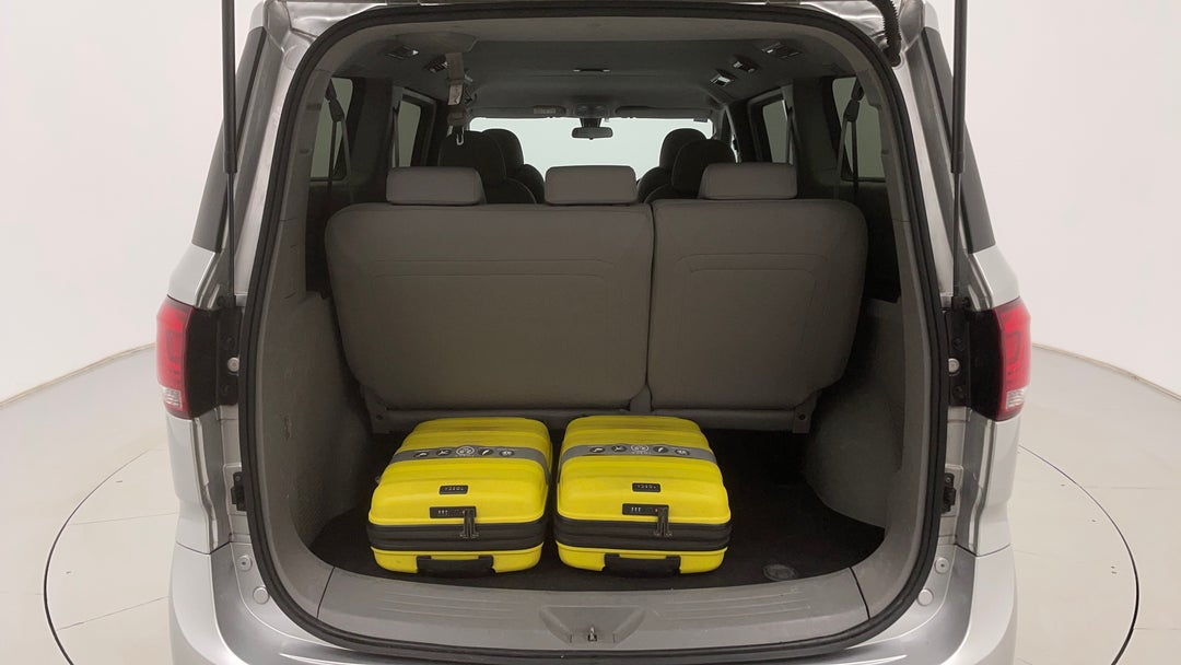 Boot Inside View with Luggage