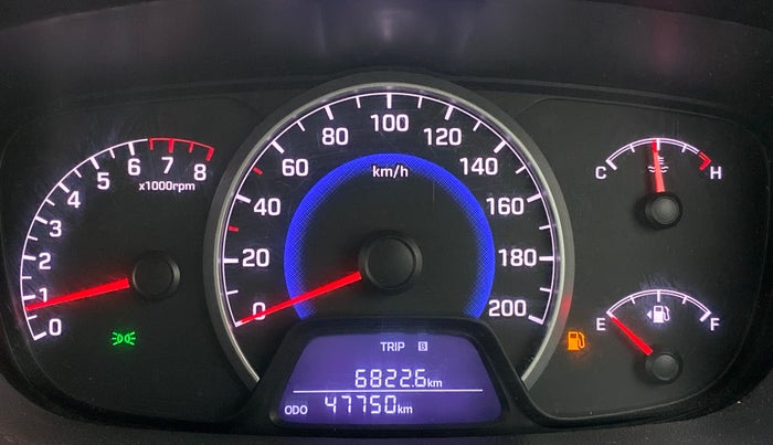 2016 Hyundai Grand i10 SPORTZ 1.2 KAPPA VTVT, Petrol, Manual, 47,820 km, Odometer Image