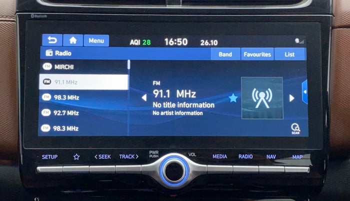 2022 Hyundai ALCAZAR 2.0 SIGNATURE (O) AT 6STR, Petrol, Automatic, 10,456 km, Infotainment System