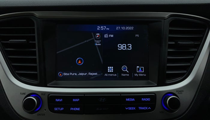 2018 Hyundai Verna 1.6 SX (O) CRDI MT, Diesel, Manual, 30,519 km, Infotainment System