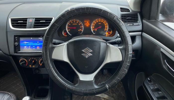 2012 Maruti Swift VXI, Petrol, Manual, 71,115 km, Steering Wheel Close Up