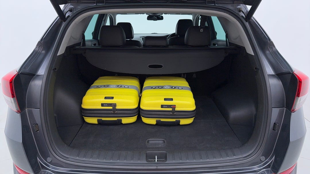 Boot Inside View with Luggage
