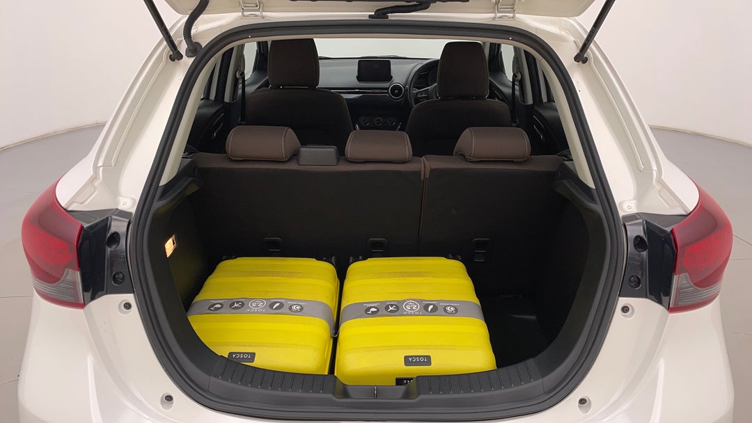 Boot Inside View with Luggage