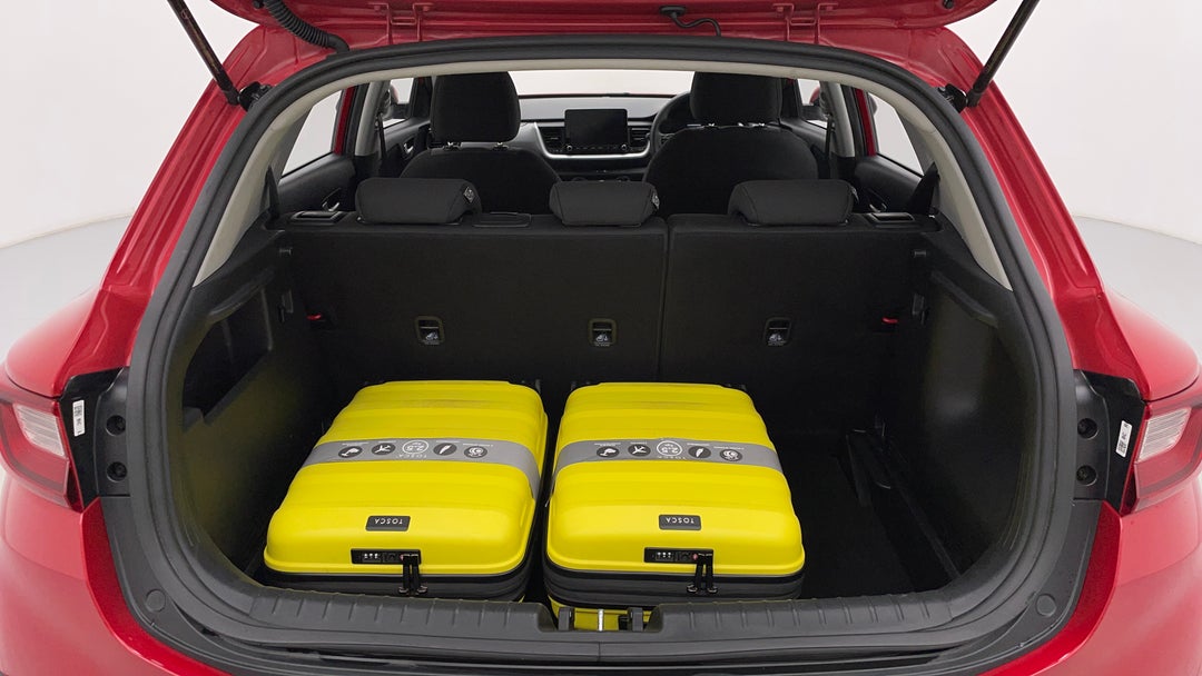 Boot Inside View with Luggage