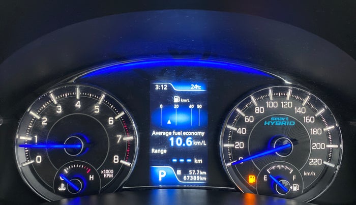2019 Maruti Ciaz ALPHA 1.5 AT SHVS, Petrol, Automatic, 67,388 km, Odometer Image