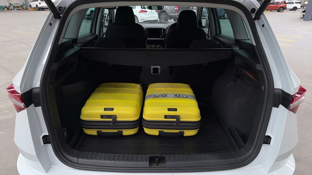 2022 SKODA Karoq Style 110tsi, Automatic, 30313 km, Boot Inside View with Luggage
