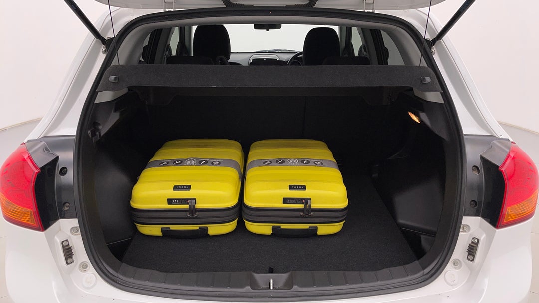 Boot Inside View with Luggage