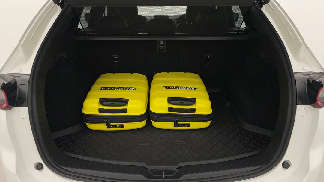 Boot Inside View with Luggage