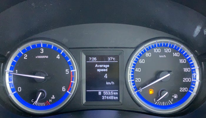 2017 Maruti S Cross ZETA 1.3, Diesel, Manual, 37,911 km, Odometer Image