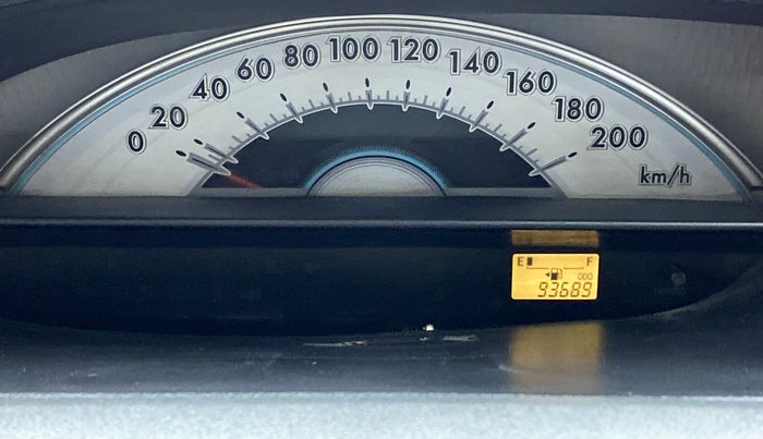 2012 Toyota Etios G, CNG, Manual, 93,524 km, Odometer Image