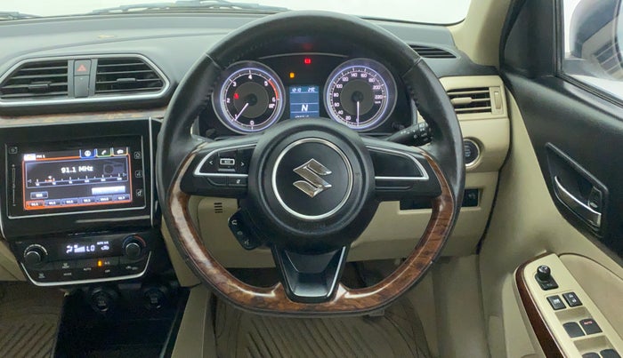 2017 Maruti Dzire ZDI Plus AMT, Diesel, Automatic, 1,27,745 km, Steering Wheel Close-up