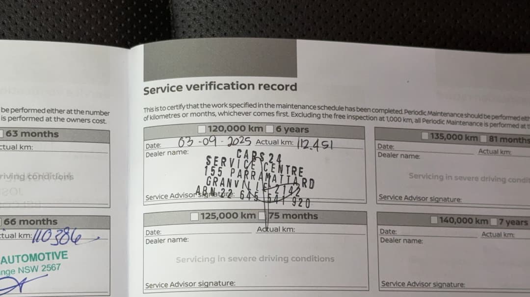 Service History