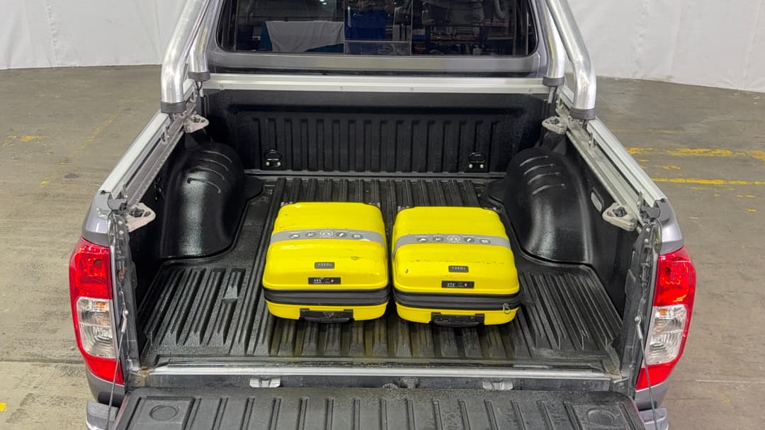 Boot Inside View with Luggage