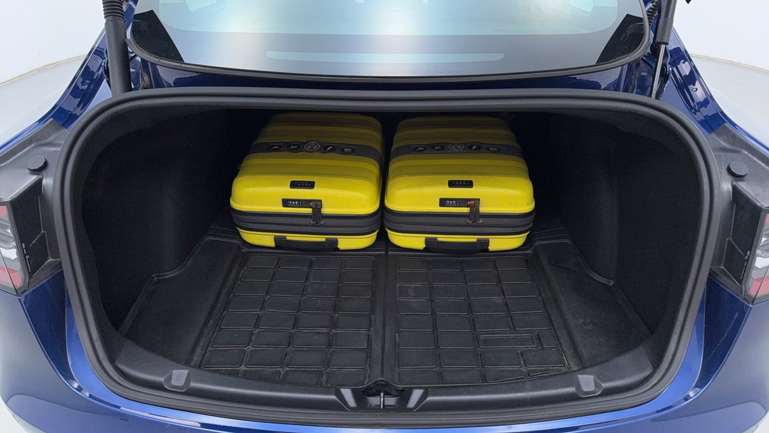 Boot Inside View with Luggage