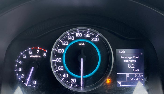 2019 Maruti IGNIS DELTA 1.2, Petrol, Manual, 51,426 km, Odometer Image