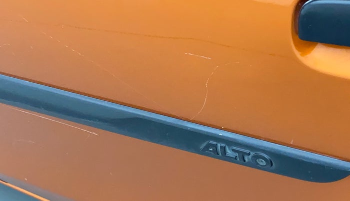 2015 Maruti Alto K10 VXI, Petrol, Manual, 58,179 km, Rear left door - Minor scratches