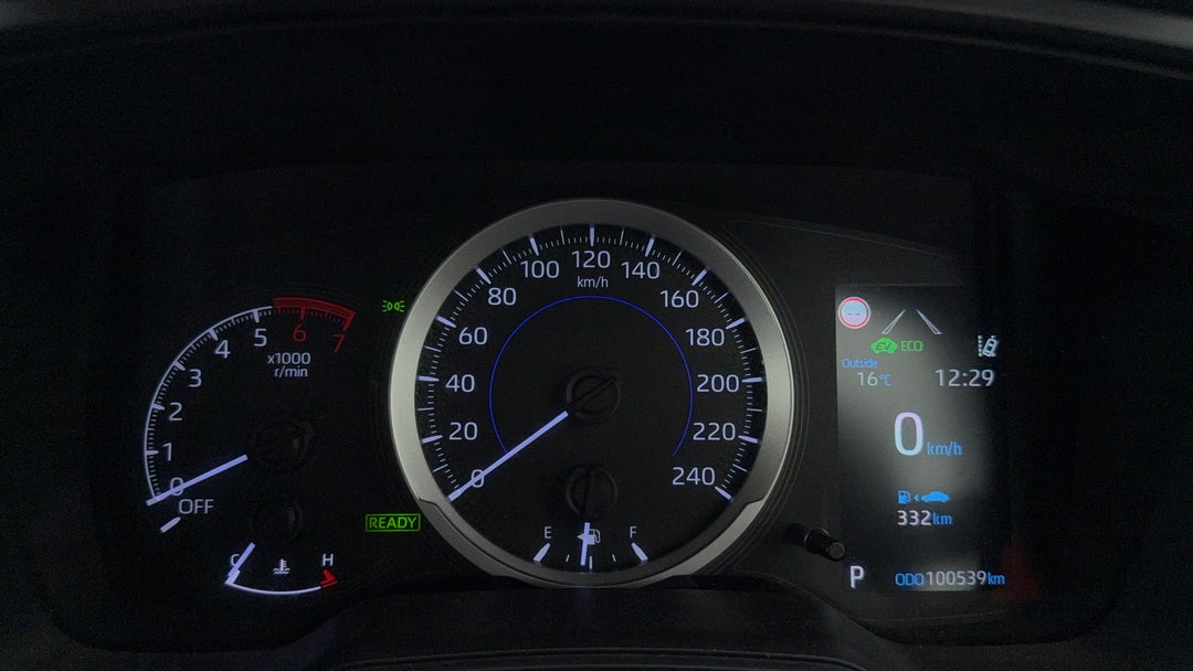 2020 Toyota Corolla Ascent Sport Hybrid, Automatic, 100539 km, Odometer View