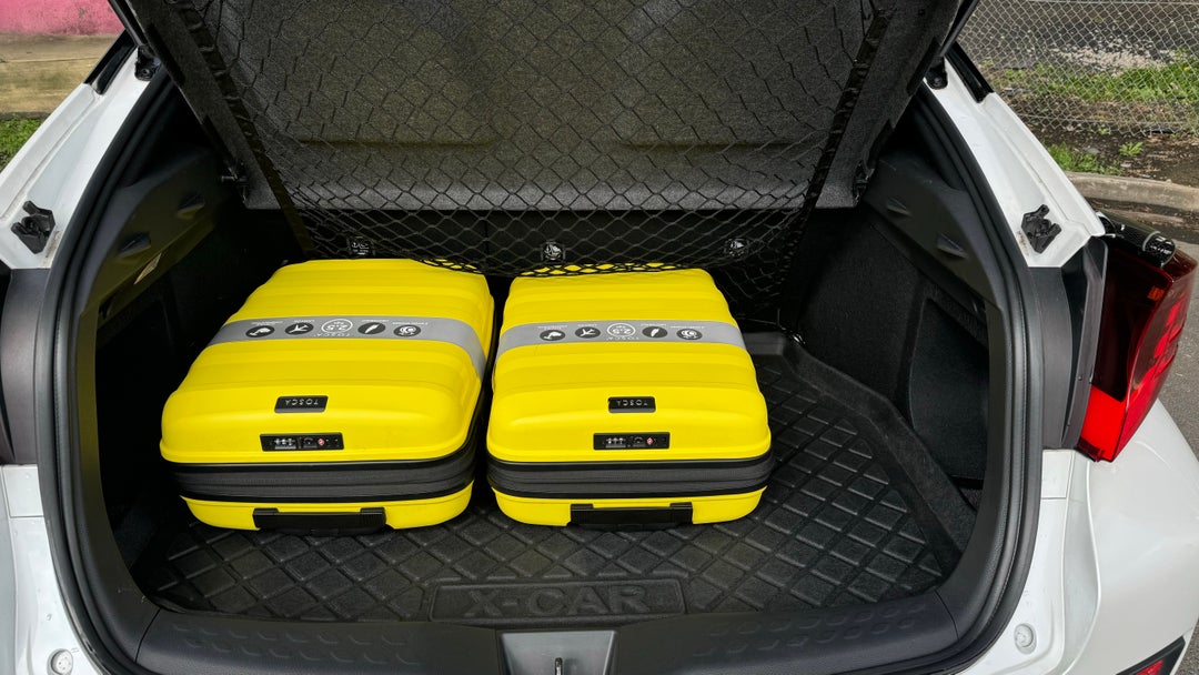 Boot Inside View with Luggage