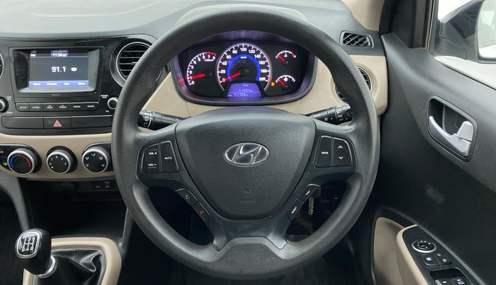 2017 Hyundai Grand i10 SPORTZ 1.2 KAPPA VTVT, Petrol, Manual, 41,875 km, Steering Wheel Close Up
