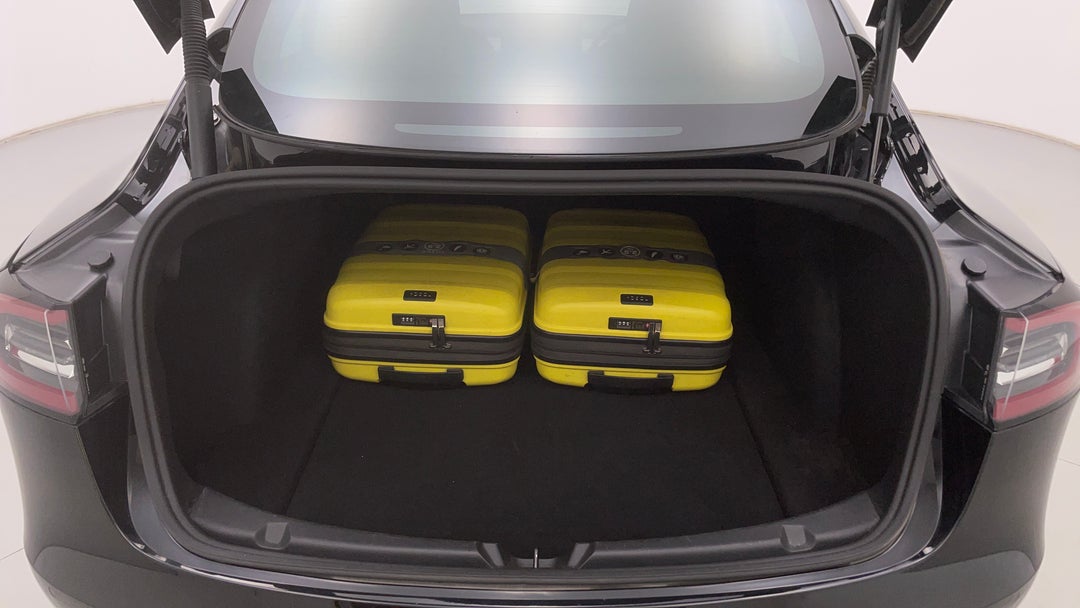 Boot Inside View with Luggage