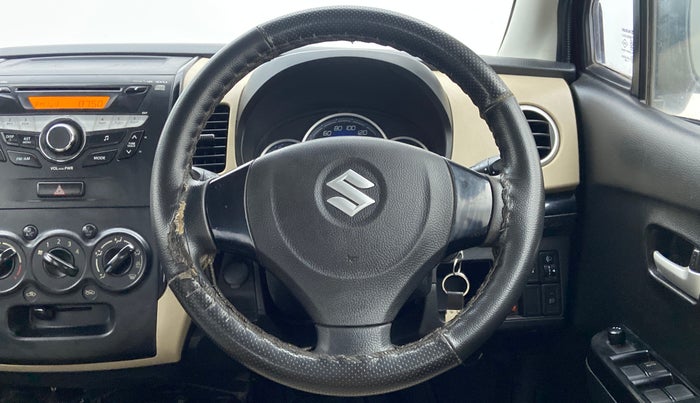 2017 Maruti Wagon R 1.0 VXI, Petrol, Manual, 55,566 km, Steering Wheel Close Up